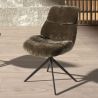 Scaun modern pivotant Olive green