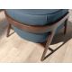 Fotolii - Fotoliu cu design modern piele naturala Petrol blue