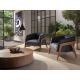 Fotolii - Fotoliu cu design modern piele naturala Black