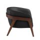 Fotolii - Fotoliu cu design modern piele naturala Black