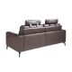 Canapele - Canapea 3 locuri, functie relax, tapitat cu piele Chocolate Brown
