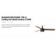 Lustre cu ventilator - Lustra LED cu Ventilator incastrabil tavan cu telecomanda RUDDER TEK 3 S negru/nuc 2700K