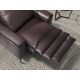 Fotolii - Fotoliu cu functia relax, tapitat cu piele Chocolate Brown