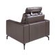Fotolii - Fotoliu cu functia relax, tapitat cu piele Chocolate Brown
