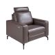 Fotolii - Fotoliu cu functia relax, tapitat cu piele Chocolate Brown