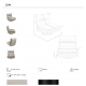 Fotolii - Fotoliu pivotant modern LUX, tapitat cu piele Gri taupe