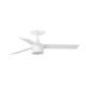 Lustra LED cu Ventilator incastrabil tavan cu telecomanda RUDDER TEK 3 S alb/frasin 3000K