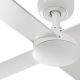 Lustre cu ventilator - Ventilator tavan cu telecomanda RUDDER 4 L alb/frasin