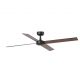 Lustre cu ventilator - Ventilator tavan cu telecomanda RUDDER 4 L negru/nuc