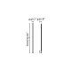 Aplice - Aplica perete exterior lumina indirecta IP65 LED CCT LIME 600
