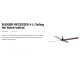 Lustre cu ventilator - Ventilator tavan incastrabil cu telecomanda RUDDER 4 L negru/nuc
