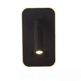 Aplice, corpuri de iluminat pentru pereti - Aplica LED design minimalist Sonny negru