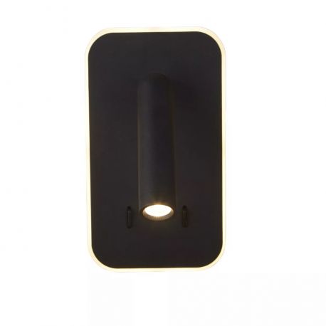 Aplice, corpuri de iluminat pentru pereti - Aplica LED design minimalist Sonny negru