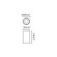 Spoturi - Spot aplicat LED 2700K IP65 PUK 76 negru