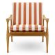 Fotolii - Fotoliu elegant pentru exterior design LUX Manzo natur / florent orange