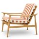Fotolii - Fotoliu elegant pentru exterior design LUX Manzo natur / florent orange