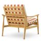 Fotolii - Fotoliu elegant pentru exterior design LUX Manzo natur / florent orange
