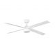 Lustre cu ventilator - Lustra cu Ventilator tavan si telecomanda RUDDER 4 L alb/frasin 3000K