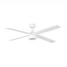 Lustra cu Ventilator tavan si telecomanda RUDDER 4 L alb/frasin 3000K 