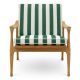 Fotolii - Fotoliu elegant pentru exterior design LUX Manzo natur / florent green