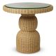 Mese dining - Masa bistro rotunda design LUX din ratan Tiago 80cm