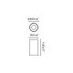Spoturi - Spot aplicat LED 3000K IP65 PUK 76 alb