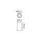 Spoturi - Spot aplicat LED 2700K IP65 PUK 58 alb
