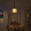 Lustra iluminat exterior decorativ IP65 NARA M bej