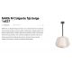 Pendule - Lustra iluminat exterior decorativ IP65 NARA M bej