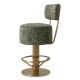 Scaune Bar - Scaun de bar pivotant design LUX Carleton Counter, camari green