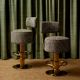 Scaune Bar - Scaun de bar pivotant design LUX Carleton Counter, camari green