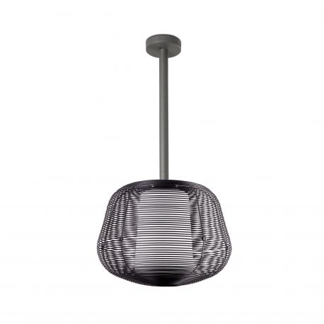 Pendule - Lustra iluminat exterior decorativ IP65 NARA M negru