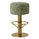 Scaune Bar - Scaun de bar pivotant design LUX Carleton, camari green