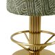 Scaune Bar - Scaun de bar pivotant design LUX Carleton, camari green
