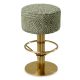 Scaune Bar - Scaun de bar pivotant design LUX Carleton, camari green