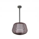 Lustra iluminat exterior decorativ IP65 NARA M maro rustic