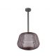 Lustra iluminat exterior decorativ IP65 NARA M maro rustic