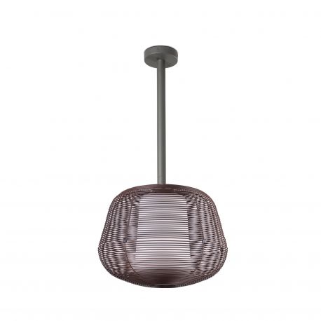 Pendule - Lustra iluminat exterior decorativ IP65 NARA M maro rustic