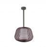Lustra iluminat exterior decorativ IP65 NARA M maro rustic