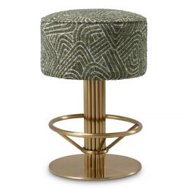 Scaune Bar - Scaun de bar pivotant design LUX Carleton Counter, camari green