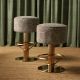 Scaune Bar - Scaun de bar pivotant design LUX Carleton Counter, camari green