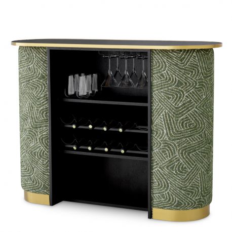 Mese Bar - Bar design LUX Matthew, camari green