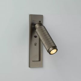 Aplice, corpuri de iluminat pentru pereti - Aplica cu reader LED incastrabila perete Kings Cross bronz
