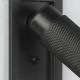 Aplice, corpuri de iluminat pentru pereti - Aplica cu reader LED incastrabila perete Kings Cross neagra