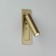 Aplica cu reader LED incastrabila perete Marylebone aurie
