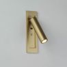 Aplica cu reader LED incastrabila perete Marylebone aurie