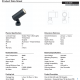 Aplice - Spot directionabil pentru iluminat exterior, IP65 E235 15W grafit