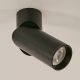 Plafoniere cu spoturi, Spoturi aplicate - Spot aplicat directionabil cu bec GU10 Swivel negru