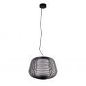 Lustra/Pendul iluminat exterior decorativ IP65 NARA negru