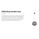 Pendule - Lustra/Pendul iluminat exterior decorativ IP65 NARA negru
